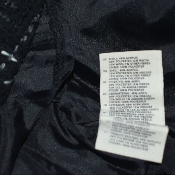 H&M Fit & Flared Mini Tweed Skirt Size 4 - Picture 5 of 7